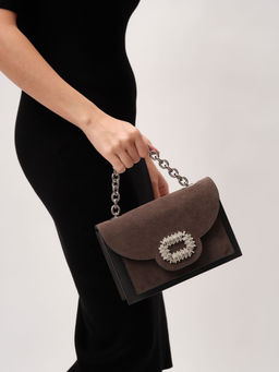 Женская сумка Deboro 31022 темный лес