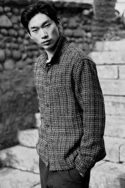 Sobrecamisa gofrada Regular Fit - H&m фото 4