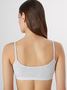 Топ домашний женский серый