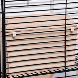 Клетка для грызунов Пижон №10, 2 этажа, разборная, 42 х 30 х 37см (+домик,колесо,миска), бежевая - Simaland фото 8