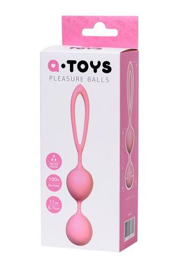 Вагинальные шарики A-Toys by TOYFA Rai, силикон, розовые, 17 см