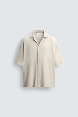 TEXTURED RELAXED FIT SHIRT - Zara фото 7