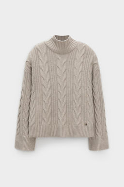 ЕВ 30262/ш/св.бежевый меланж джемпер жен