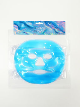 Маска для лица гидрогелевая, охлаждающая/согревающая, 22.5?19.5 см, синяя