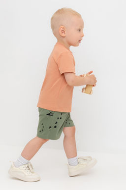 Crockid _ КР 400666/папоротник,следы динозавра к538 шорты д/мал яс  фото 3