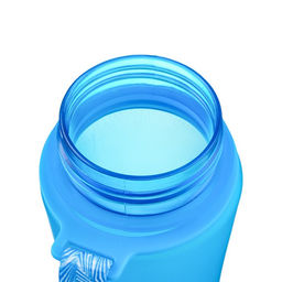 Бутылка для воды SPORT, 600 мл, с поильником, голубая