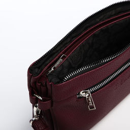 Сумка-клатч на молнии, цвет коричневый - Simaland фото 7