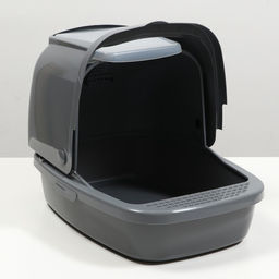 Туалет закрытый Айша 53 х 41 х 40 см, серый FIX - Пижон фото 5