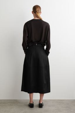FALDA MIDI DE ALGOD?N MAXIVOLUMEN - H&m фото 4
