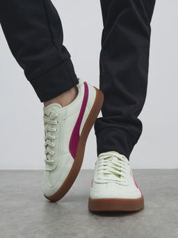 Женские кеды PUMA Puma Club II Era Артикул 4587825, бледно-зеленый