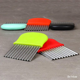 Овощерезка-нож рифленая / DE-240 /уп 240/ без цветной этикетки