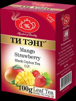 ТИ ТЭНГ. Манго с клубникой (черный) 100 гр. карт.пачка