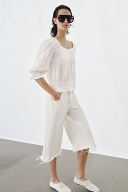 BLUSA ROM?NTICA ZW COLLECTION / Crudo