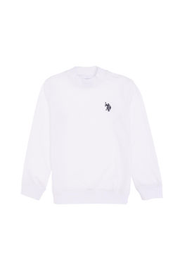 Белый базовый свитшот для мальчика Неожиданная скидка в корзине - U.s. polo assn фото 2