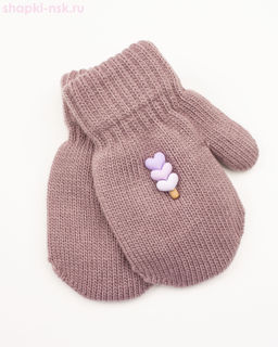 043-TMg Варежки для девочки (5-6 лет)