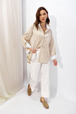 Блузка 4352 (бежевый) - Lyushe фото 7