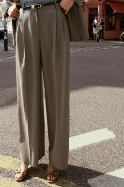 WIDE-LEG TROUSERS WITH DARTS - Zara фото 2