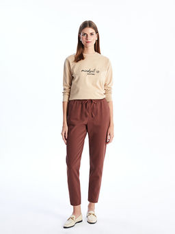 Beli Lastikli Standart Fit Kad?n Pantolon