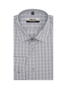 Сорочка мужская длинный рукав GREG 335/238/180/ZN/1p STRETCH  фото 2