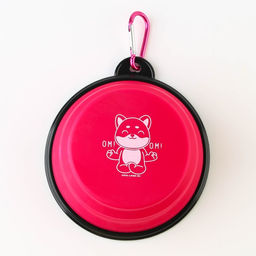 Миска силиконовая Йога, 350 мл, фуксия, 12.8 х 4.5 см - Пушистое счастье фото 4