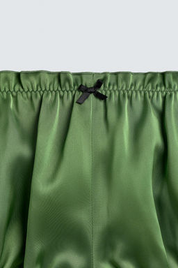 SATIN SHORTS HARRY LAMBERT FOR ZARA X DISNEY