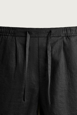BERMUDA RELAXED FIT 100% LINO / Negro - Zara фото 13