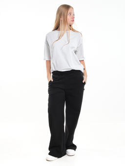 Брюки для девочки 22-7348 черный - Mini maxi фото 3