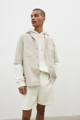 Pantalon corto revestido Relaxed Fit - H&m фото 2