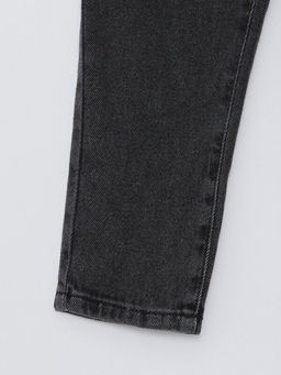 Paperbag Fit Beli Lastikli K?z Bebek Jean Pantolon - Waikiki фото 3