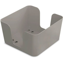 Цена за 3 шт. Салфетница "Смарт" пыльно-серая С943ПСЕР