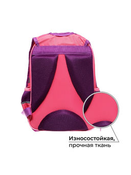 Рюкзак школьный, эргономичная спинка, 37×26×13 см «Аниме подружки»
