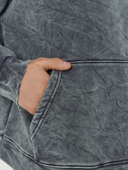 Теплое худи мужское серое с начесом - Mark formelle фото 6