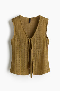 Top de punto con lazadas - H&m фото 4