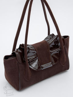 Сумка женская кожаная 2430-1Y coffee Polina&Eiterou