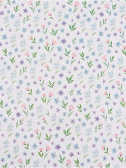 Цена за 10 шт. Бумага упаковочная глянцевая Нежные цветы, 50?70 см