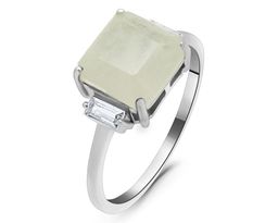 Кольцо из серебра лунный камень, Хит