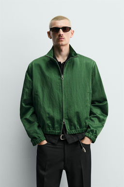 CAZADORA T?CNICA CROPPED FIT / Verde - Zara фото 2