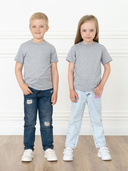 Футболка детская меланж