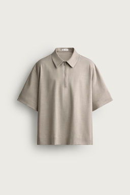 POLO T?CNICO CREMALLERA / Beige vigor? - Zara фото 10