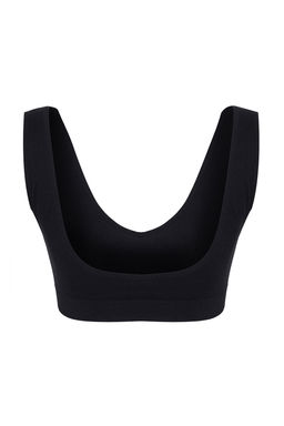 TRENDYOLMILLA Siyah Seamless/Dikissiz Balensiz Kaps?z Bralette Orme Sutyen THMAW22SU0025  фото 21