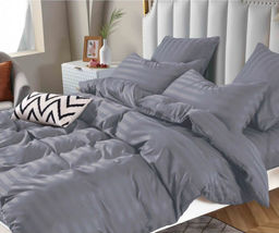 КПБ Mency Страйп-Сатин на резинке по кругу MENSSR18 2 спальный