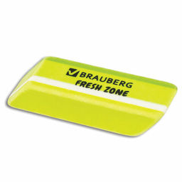 Цена за 3шт. Ластик большой BRAUBERG "Fresh Zone" цвет ассорти, прямоугольный, скошенный