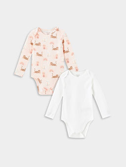 Bisiklet Yaka K?z Bebek ??t??tl? Body 2li