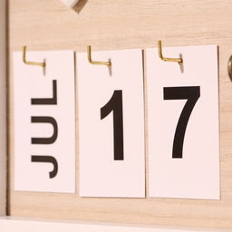 Сувенир вечный календарь HOME, 2.53020 см, дерево, белый - Simaland фото 4