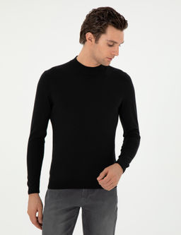 Черный зауженный свитер - Cacharel фото 3