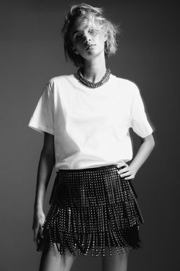 Falda de strass con flecos - H&m фото 2