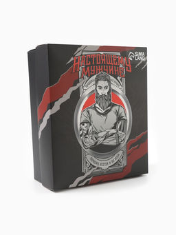 Набор подарочный KAFTAN Настоящему мужчине, носки 3 пары, размер 41-44 (27-29 см), термос  фото 13