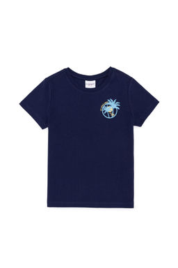 Детская темно-синяя футболка с круглым вырезом Неожиданная скидка в корзине - U.s. polo assn фото 4