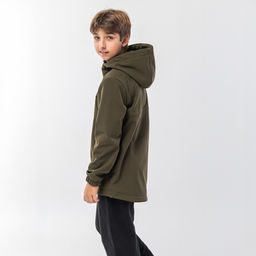 RODOS Куртка софтшелл для мальчика демисезон М-311д Тёмно-серый  фото 28