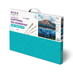 ФРЕЯ PNB/PL-346 Набор для раскрашивания по номерам 50 х 40 см Ирисы в горах